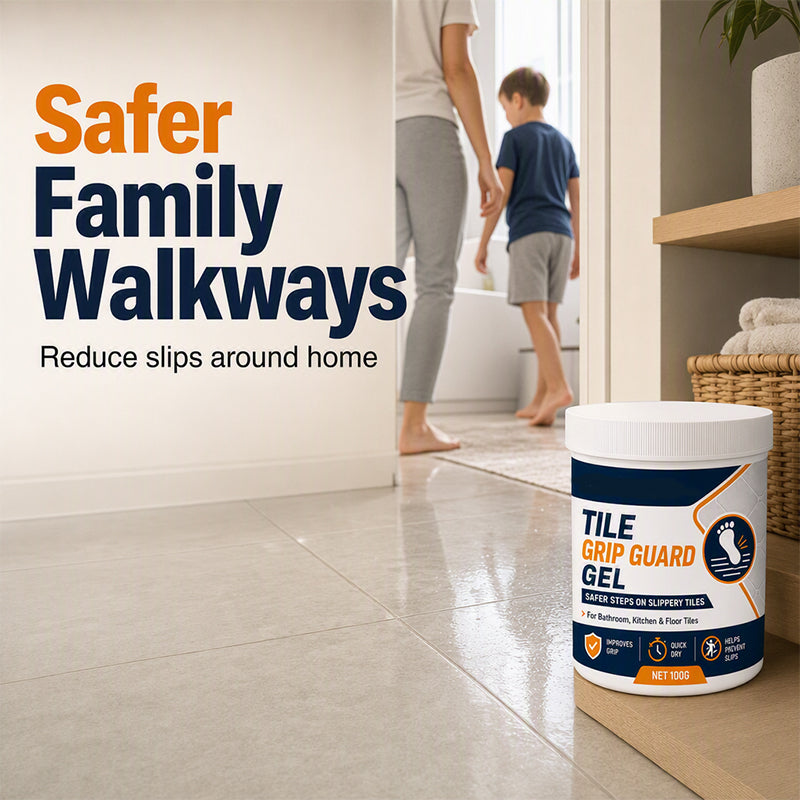 Gel antidérapant pour carrelage 2026 CHOIX NUMÉRO 1 Gel antidérapant pour carrelage – Réduit la glissance sur les carreaux lisses, formule à séchage rapide – Sans danger pour les sols intérieurs !