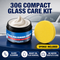 Nettoyant pour vitres de voiture ¨C Élimine les reflets et les traces d'essuie-glace, repousse la pluie, fonctionne sur toutes les surfaces vitrées ¨C Éponge incluse !