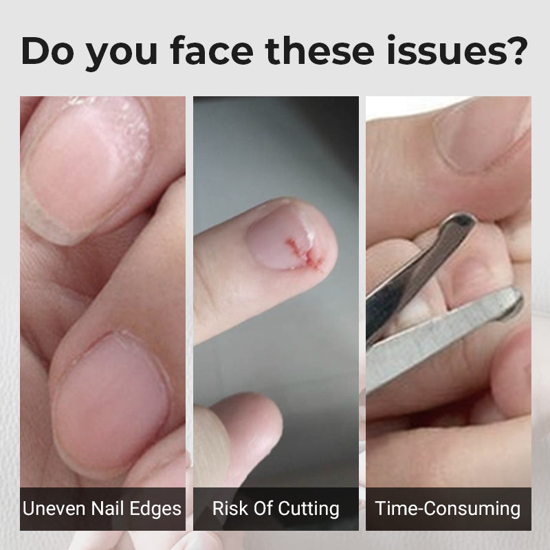 Coupe-ongles et polissoir électrique 2-en-1 : coupe sans effort, bords plus lisses et soin des ongles compact