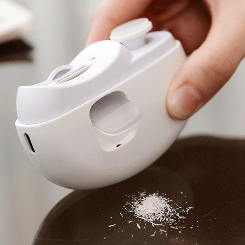 Coupe-ongles et polissoir électrique 2-en-1 : coupe sans effort, bords plus lisses et soin des ongles compact