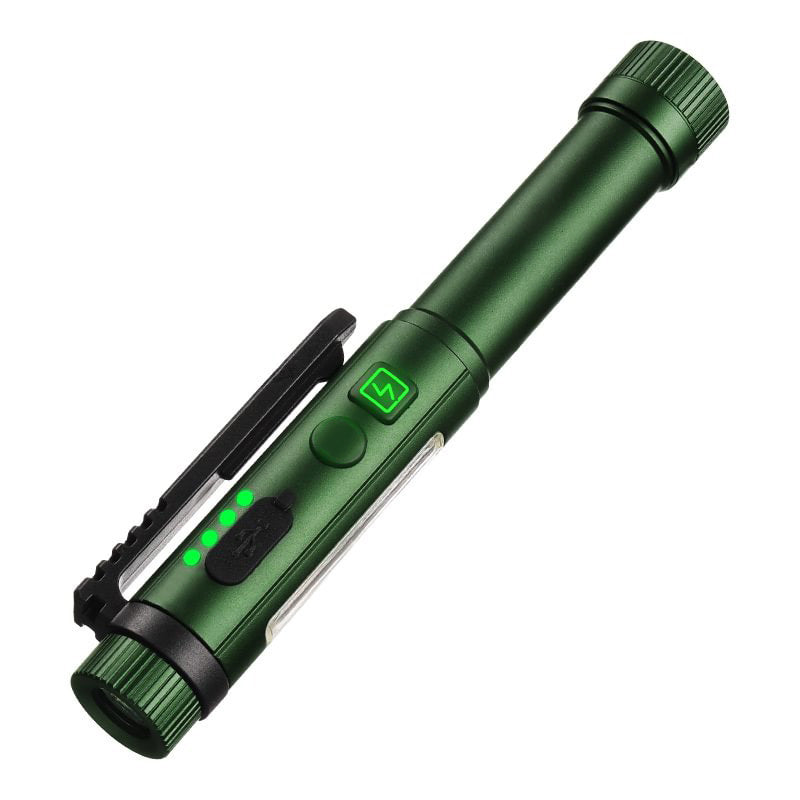 Outil indispensable ! Lampe de travail magnétique puissante multifonctionnelle en forme de stylo, lampe torche LED portable rotative, base magnétique pour un éclairage mains libres pour