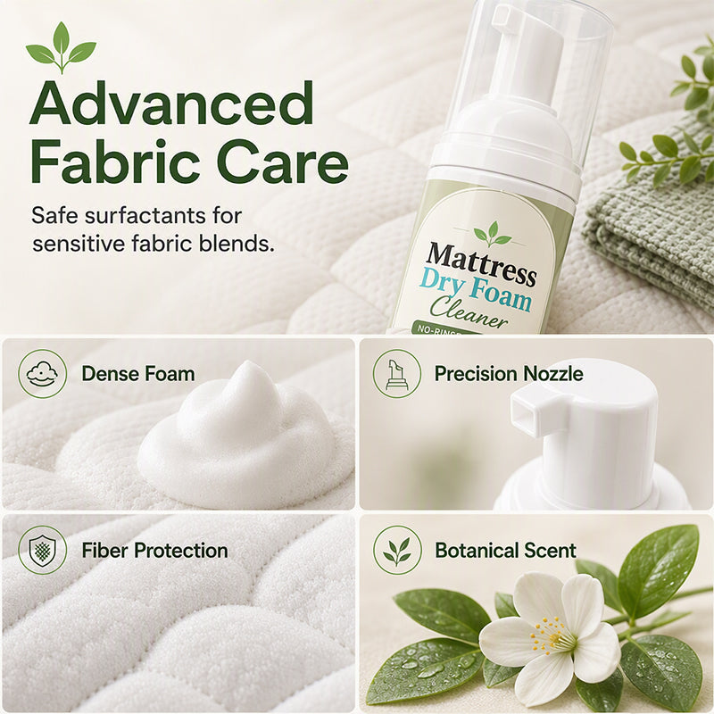 Nettoyant mousse sèche sans rinçage pour matelas