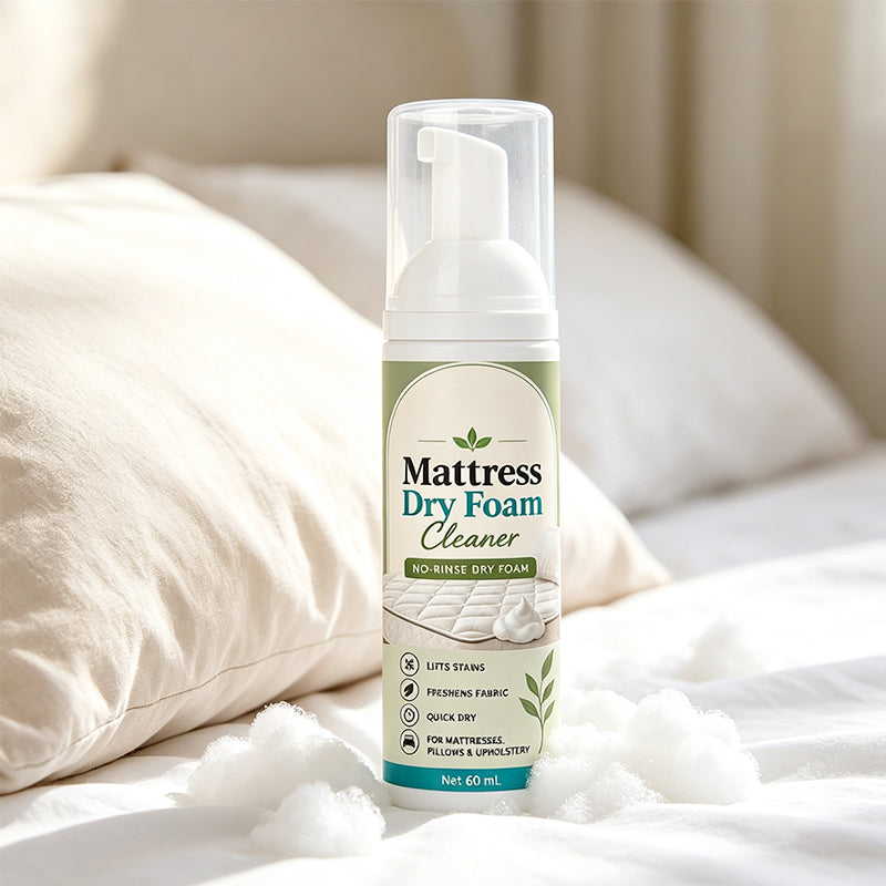Nettoyant sec en mousse sans rinçage pour matelas – Aide à éliminer les taches et les odeurs, pour matelas et tissus d'ameublement