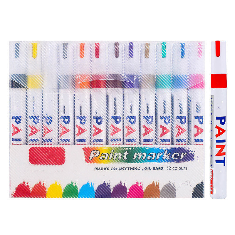Marqueur de peinture pour pneus étanche à base d'huile