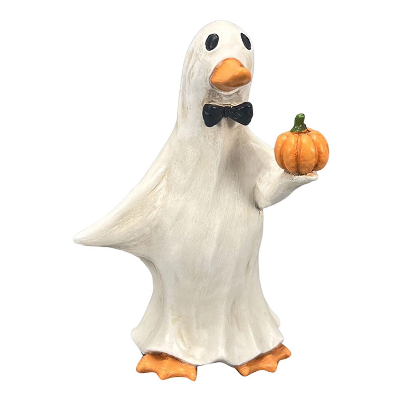 DÉCO D'HALLOWEEN ENNUYANTE ? Ensemble de canards effrayants – Peints à la main, 5 personnages, résistants aux intempéries – Pour étagères, bureaux et extérieur !