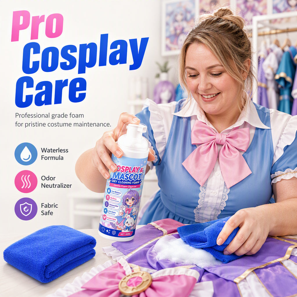 Mousse Nettoyante Tissus Portable 60ml avec Serviette de Nettoyage