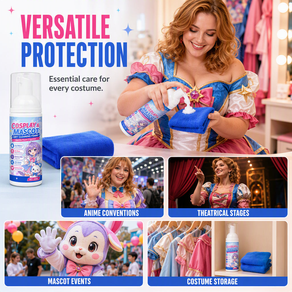 Mousse Nettoyante Tissus Portable 60ml avec Serviette de Nettoyage