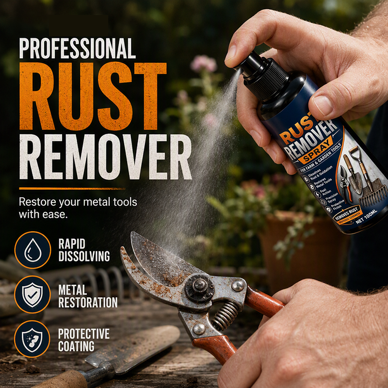 Spray antirouille pour métal – Aide à dissoudre la rouille, 100 ml, pour fer et acier