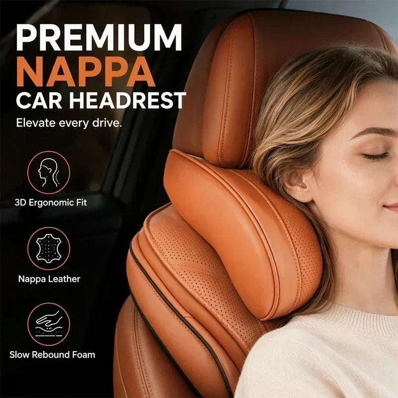 Ensemble appuie-tête et support lombaire ergonomiques pour sièges de voiture
