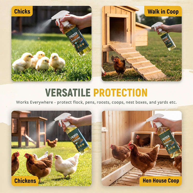 Vaporisateur de nettoyage naturel pour poulailler