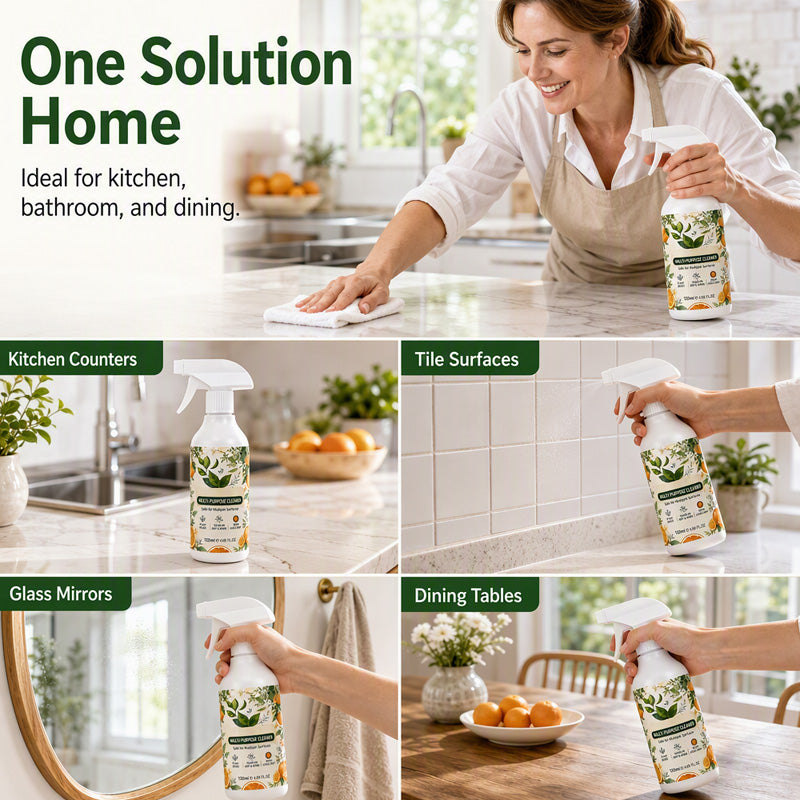 Dégraissant de cuisine ultra puissant en spray - Élimine la graisse pour un nettoyage parfait de la maison