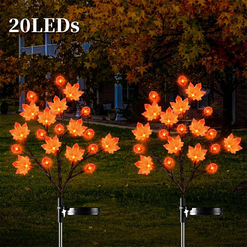 Guirlande lumineuse solaire d'Halloween en forme de citrouilles étanches 2026
