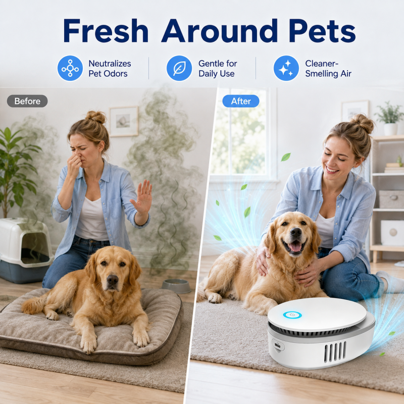 Purificateur d'air portable à l'ozone pour la maison