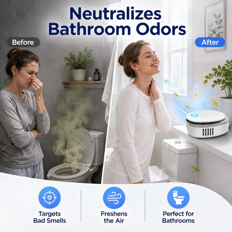 Purificateur d'air portable à l'ozone pour la maison