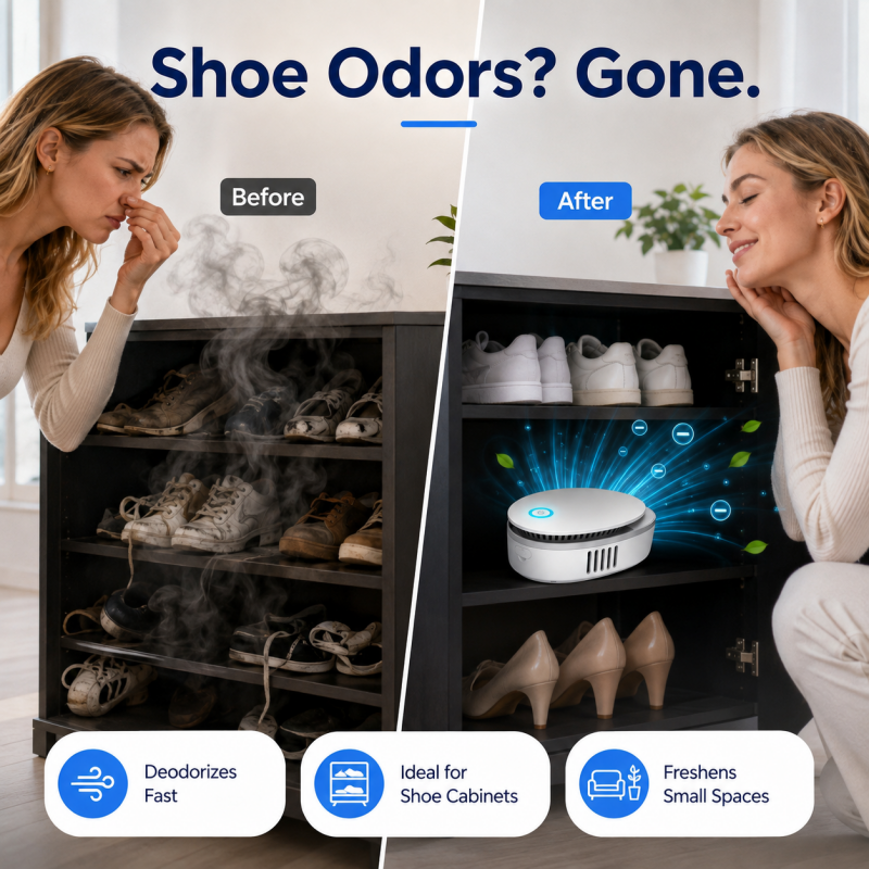 Purificateur d'air portable à l'ozone pour la maison