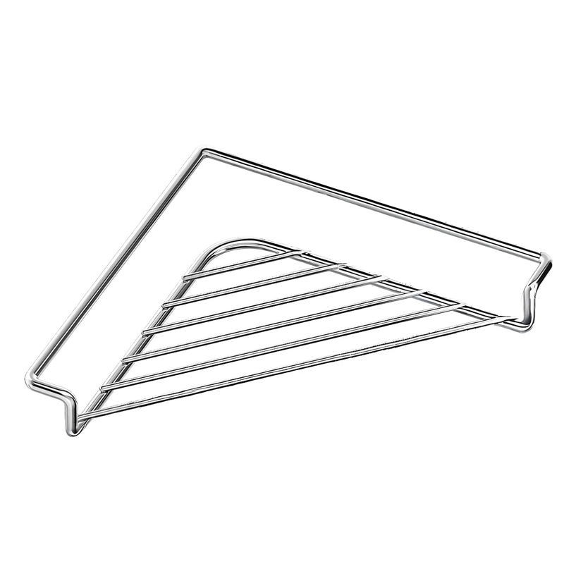 Fini les éponges visqueuses – Étagère d'angle en acier inoxydable avec plateau à drainage rapide. Garde les comptoirs au sec. Stock aux États-Unis.