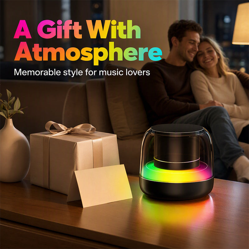 Haut-parleur Bluetooth portable avec lumière RVB