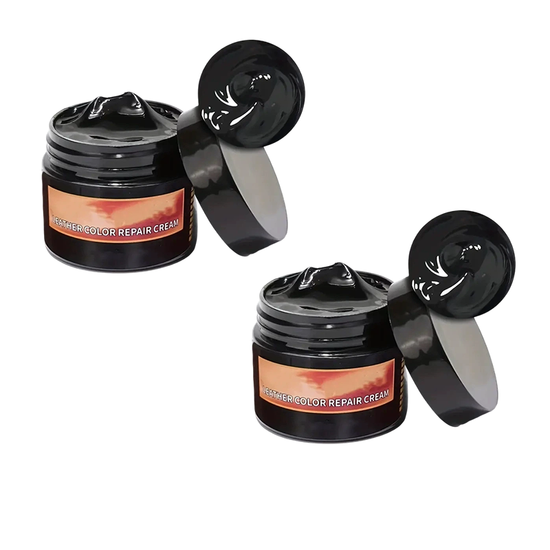Pâte de réparation intérieure de voiture multi-usage – Cire à base d'eau avec restauration profonde des couleurs – Idéale pour le cuir, le plastique et les éraflures de tableau de bord
