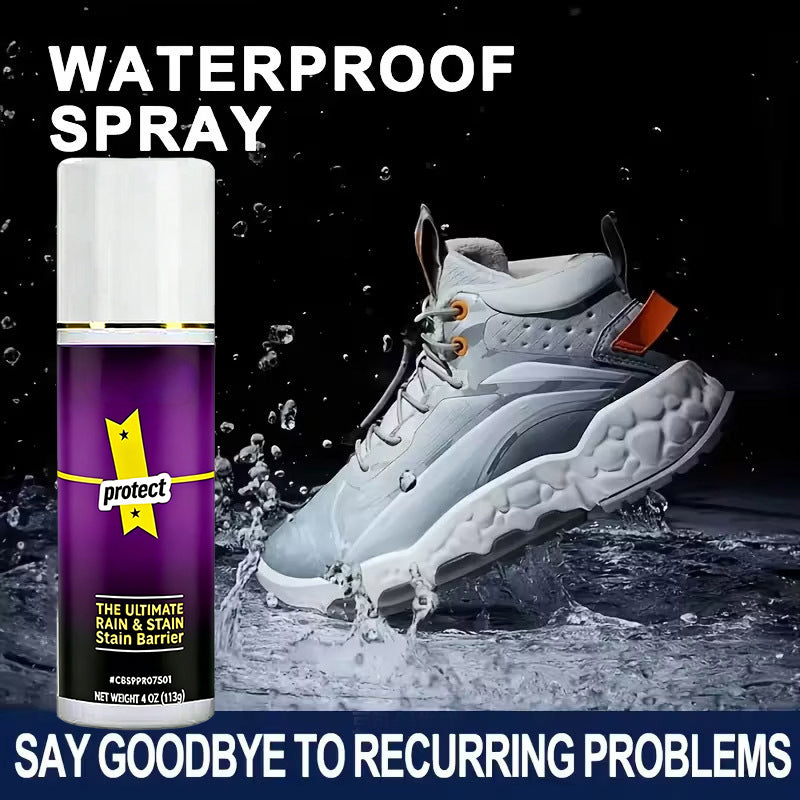 Spray hydrofuge pour chaussures et vêtements – Aide à repousser l'eau et les taches, pour tissu, cuir, daim
