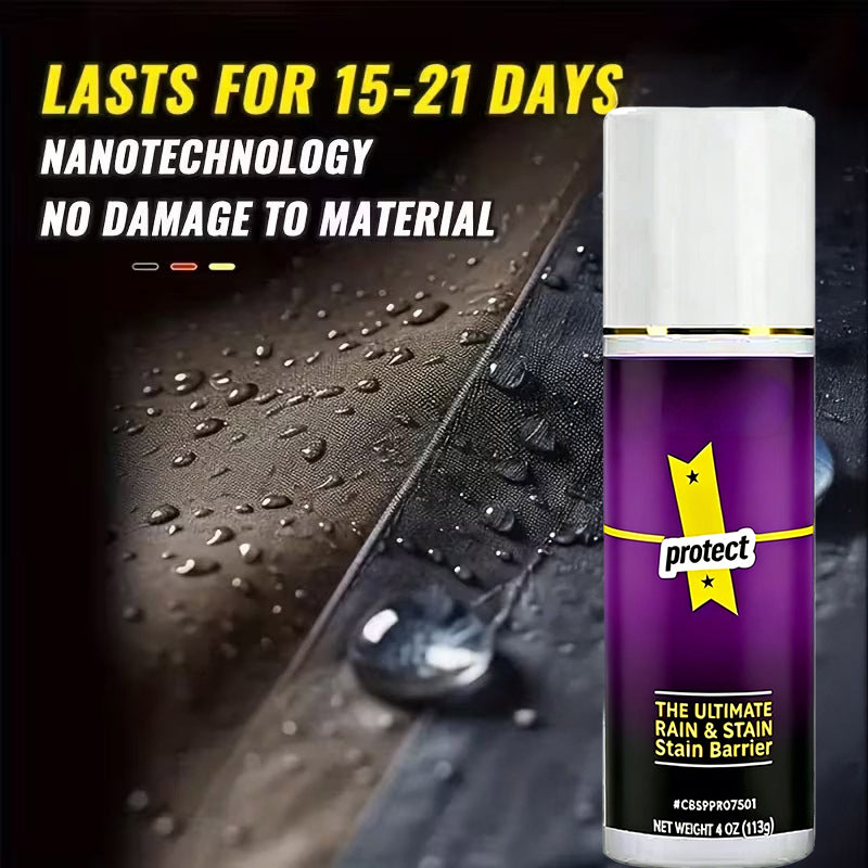 Spray hydrofuge pour chaussures et vêtements – Aide à repousser l'eau et les taches, pour tissu, cuir, daim