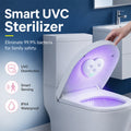 Stérilisateur UV pour toilettes – capteur intelligent, design en forme de cœur, garde les toilettes plus fraîches grâce à la lumière UV !