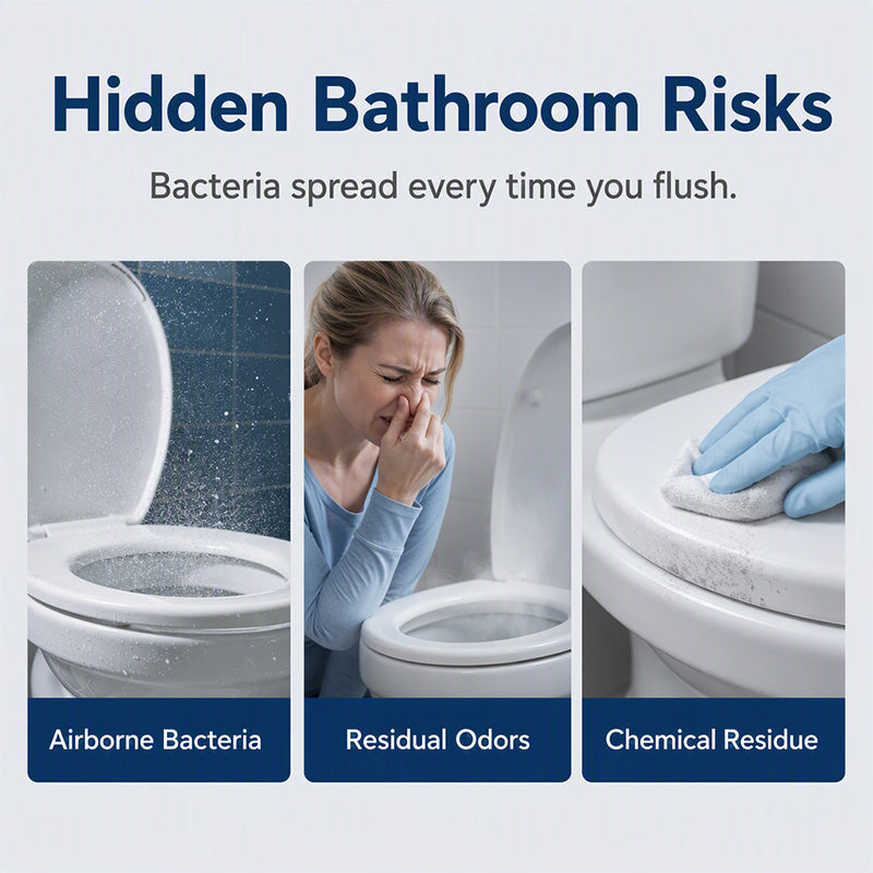 Stérilisateur UV pour toilettes – capteur intelligent, design en forme de cœur, garde les toilettes plus fraîches grâce à la lumière UV !