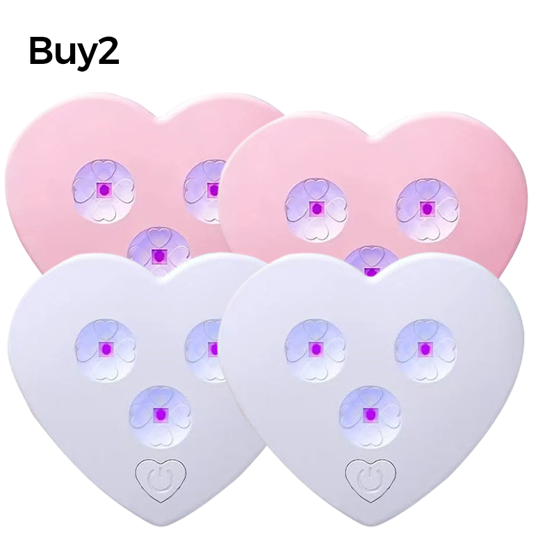 Stérilisateur UV pour toilettes – capteur intelligent, design en forme de cœur, garde les toilettes plus fraîches grâce à la lumière UV !