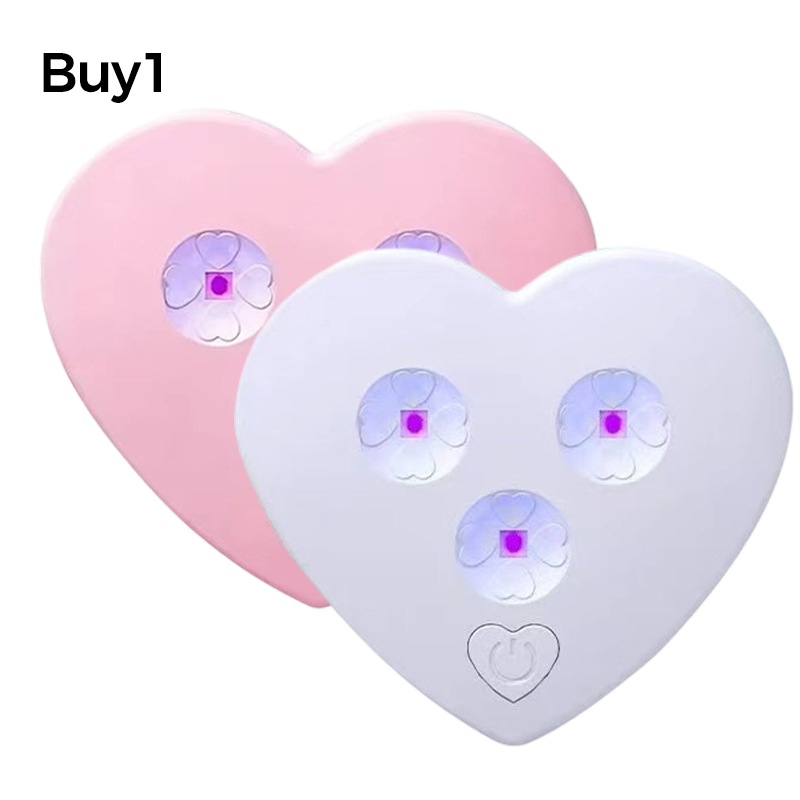Stérilisateur UV pour toilettes – capteur intelligent, design en forme de cœur, garde les toilettes plus fraîches grâce à la lumière UV !