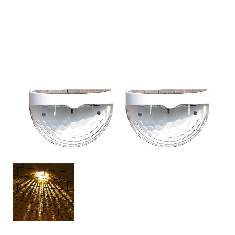Lumières solaires décoratives étanches pour clôture extérieure