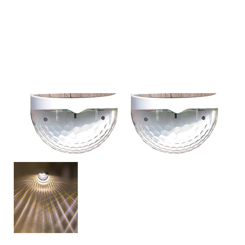 Lumières solaires décoratives étanches pour clôture extérieure