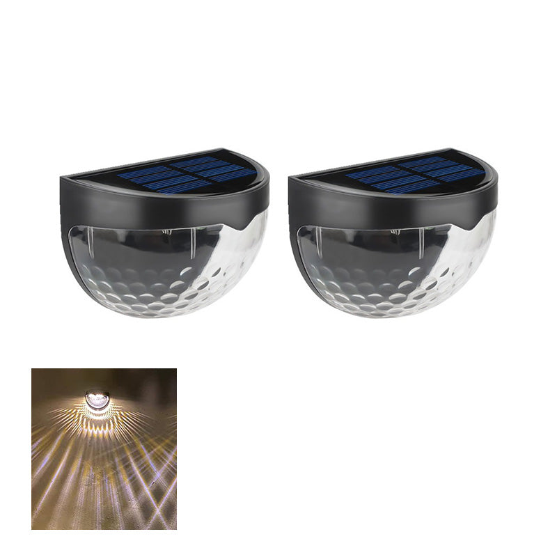 Lumières solaires décoratives étanches pour clôture extérieure