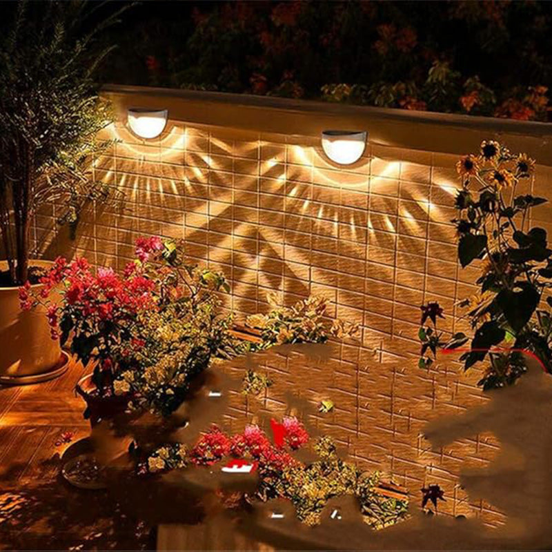 Lumières solaires décoratives étanches pour clôture extérieure