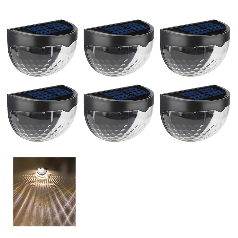Lumières solaires décoratives étanches pour clôture extérieure
