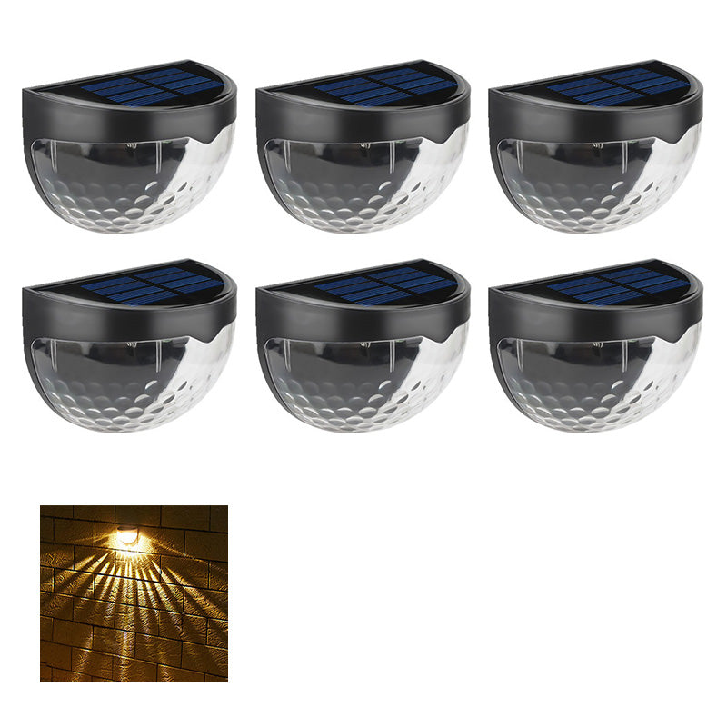 Lumières solaires décoratives étanches pour clôture extérieure