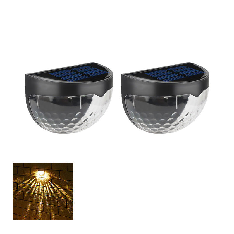 Lumières solaires décoratives étanches pour clôture extérieure