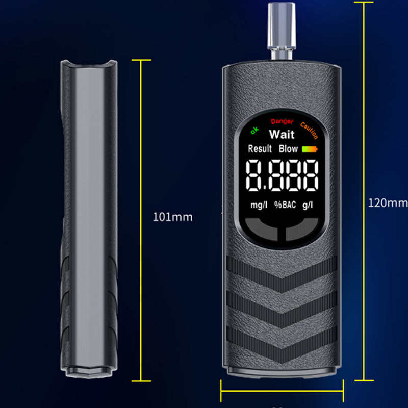 Éthylotest rechargeable avec écran LCD et annonce vocale