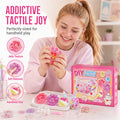 Kit de jouets souples de glace frite DIY – Créatif, sensoriel, anti-stress, tout-en-un