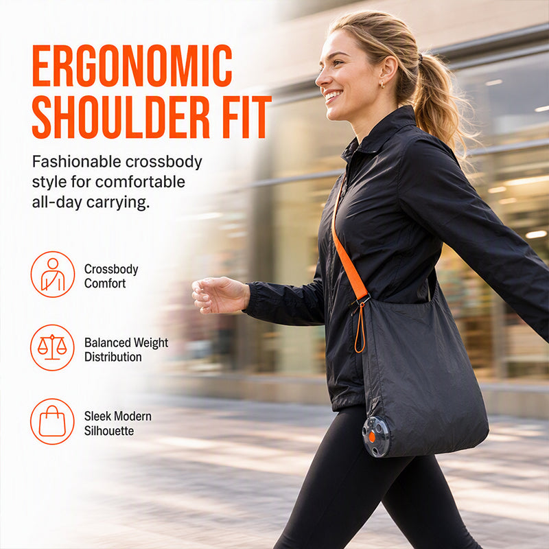 MEILLEUR CHOIX 2026 : Sac de courses enroulable - Design disque compact, se déploie jusqu'à 33x40 cm - Résistant aux déchirures, écologique - Parfait pour les courses et les voyages !