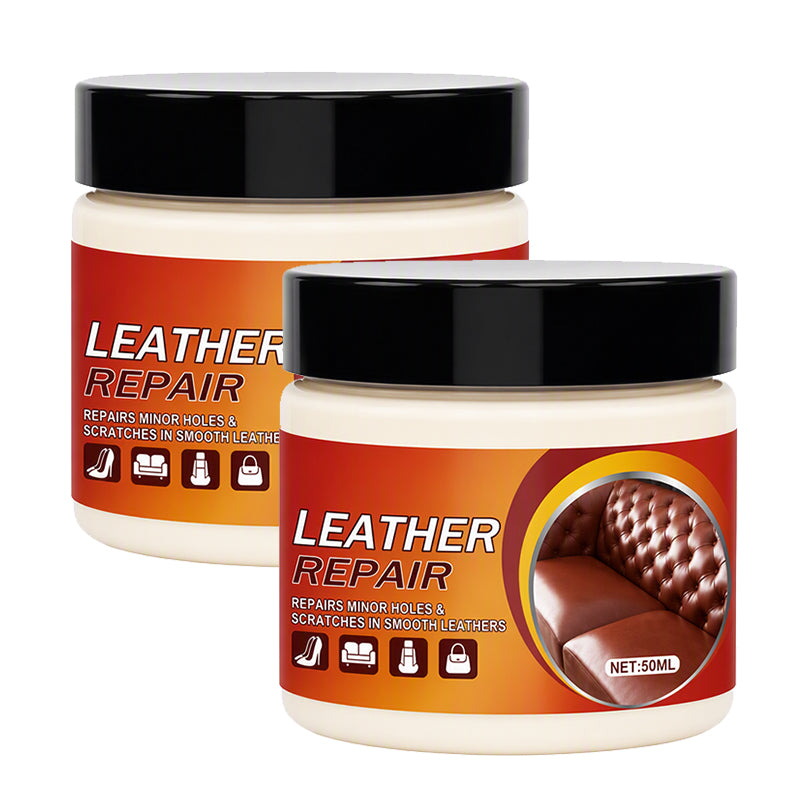 MAINTENANT ! Crème Réparatrice Cuir Multi-Fonction©\Réparateur Professionnel Sans Couture pour Cuir, Baume de Restauration de Texture pour Canapés, Sièges de Voiture, Sacs et Chaussures