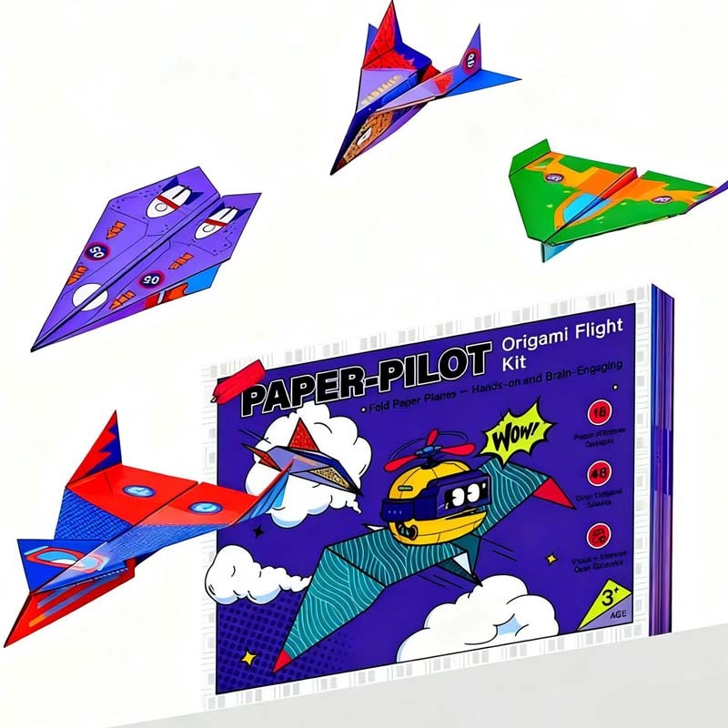 Kit de fabrication d'avions en papier créatifs pour enfants