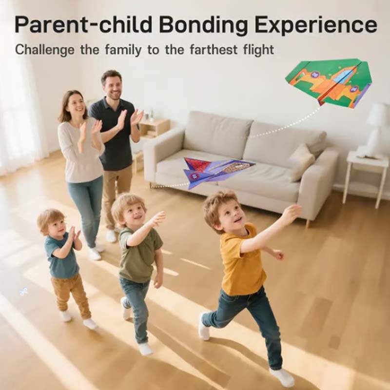 Kit de fabrication d'avions en papier créatifs pour enfants