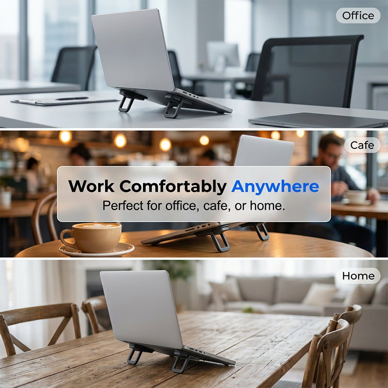 Support d'ordinateur portable pliable mini pour bureau