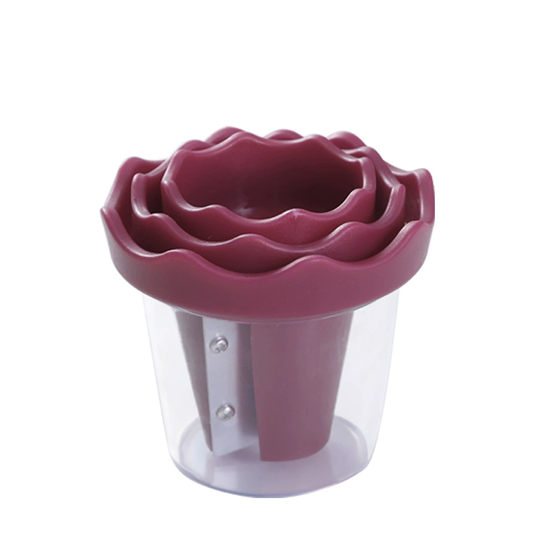 Spiraliseur et découpeur manuel de légumes pour créer des roses - Transformez vos carottes en roses digne d'un restaurant en 60 secondes !