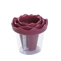 Spiraliseur et découpeur manuel de légumes pour créer des roses - Transformez vos carottes en roses digne d'un restaurant en 60 secondes !