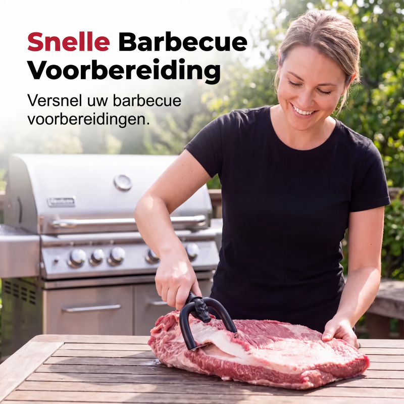Vous gaspillez de la bonne viande maigre en parant le gras ? Économisez jusqu'à 60 % ! Épurateur de gras à viande manuel U©\Shape