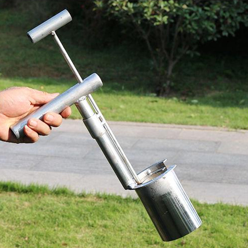 Transplantoir pour baril de jardin