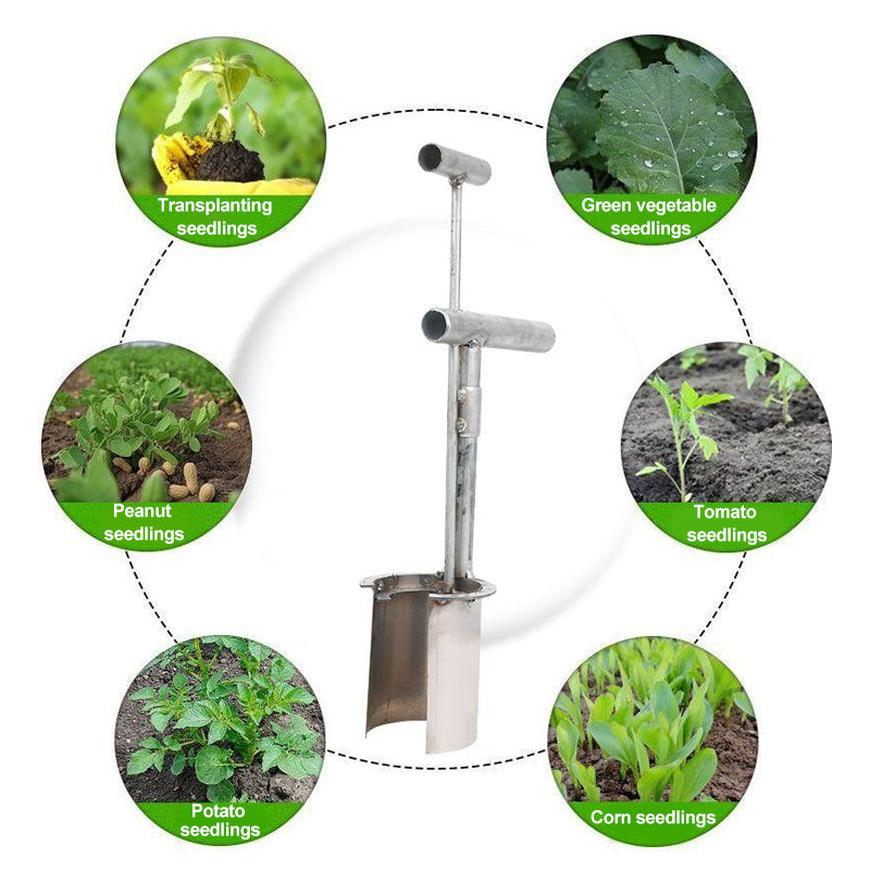 Transplantoir pour baril de jardin