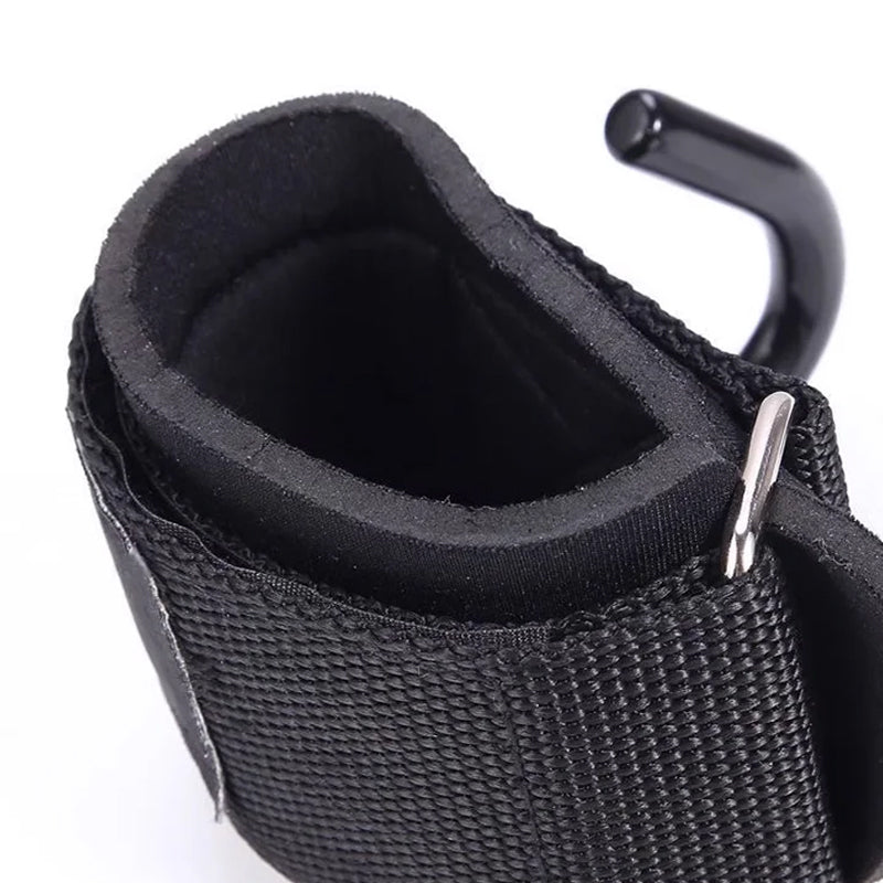 Crochets de musculation avec support de poignet