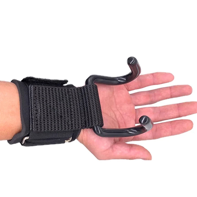 Crochets de musculation avec support de poignet