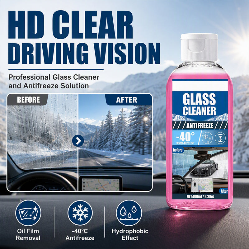 Nettoyant Vitres de Voiture Antigel Hydrophobe